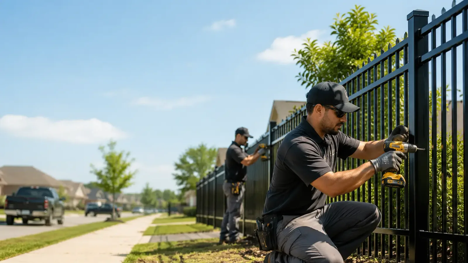 Metal Fence Installation in Rexburg, ID